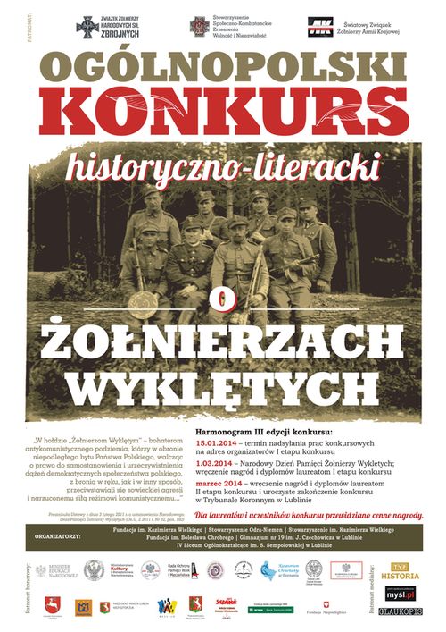 III Ogólnopolski Konkurs Historyczno-Literacki o Żołnierzach Wyklętych